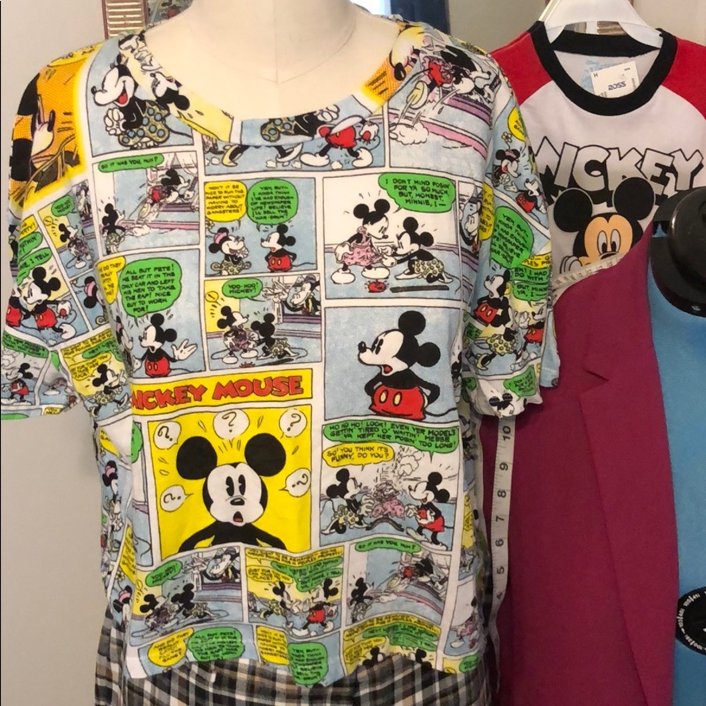 Disney comic crop top